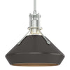 Hubbardton Forge Vintage Platinum Oil Rubbed Bronze Henry With Chamfer Pendant