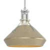 Hubbardton Forge Vintage Platinum Soft Gold Henry With Chamfer Pendant