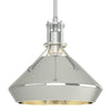 Hubbardton Forge Vintage Platinum Sterling Henry With Chamfer Pendant