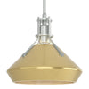 Hubbardton Forge Vintage Platinum Modern Brass Henry With Chamfer Pendant