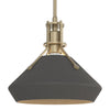 Hubbardton Forge Soft Gold Natural Iron Henry With Chamfer Pendant