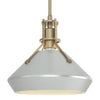 Hubbardton Forge Soft Gold Vintage Platinum Henry With Chamfer Pendant