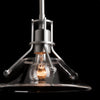 Hubbardton Forge Vintage Platinum Clear Glass (Zm) Henry Mini Pendant