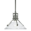 Hubbardton Forge Sterling Clear Glass (Zm) Henry Mini Pendant