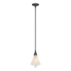 Hubbardton Forge Natural Iron Spun Frost (Sh) Mobius Mini Pendant