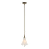 Hubbardton Forge Soft Gold Spun Frost (Sh) Mobius Mini Pendant