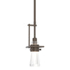 Hubbardton Forge Bronze Clear Glass (Zm) Erlenmeyer Small Mini Pendant