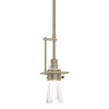 Hubbardton Forge Soft Gold Clear Glass (Zm) Erlenmeyer Small Mini Pendant