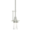 Hubbardton Forge Sterling Clear Glass (Zm) Erlenmeyer Small Mini Pendant