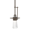 Hubbardton Forge Bronze Clear Glass (Zm) Erlenmeyer Mini Pendant