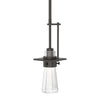 Hubbardton Forge Oil Rubbed Bronze Clear Glass (Zm) Erlenmeyer Mini Pendant