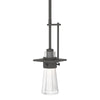 Hubbardton Forge Natural Iron Clear Glass (Zm) Erlenmeyer Mini Pendant