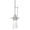 Hubbardton Forge Vintage Platinum Clear Glass (Zm) Erlenmeyer Mini Pendant