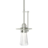 Hubbardton Forge Sterling Clear Glass (Zm) Erlenmeyer Mini Pendant