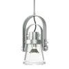 Hubbardton Forge Vintage Platinum Clear Glass (Zm) Erlenmeyer Large Mini Pendant