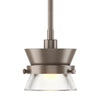 Hubbardton Forge Bronze Clear Glass (Zm) Apparatus Mini Pendant