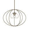 Hubbardton Forge Soft Gold Seeded Clear Glass (Ii) Cadence Mini Pendant