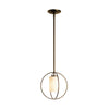 Hubbardton Forge Dark Smoke Opal Glass (Gg) Rhythm Mini Pendant