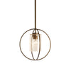 Hubbardton Forge Dark Smoke Seeded Clear Glass (Ii) Rhythm Mini Pendant