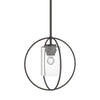 Hubbardton Forge Oil Rubbed Bronze Seeded Clear Glass (Ii) Rhythm Mini Pendant