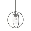 Hubbardton Forge Natural Iron Seeded Clear Glass (Ii) Rhythm Mini Pendant