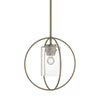 Hubbardton Forge Soft Gold Seeded Clear Glass (Ii) Rhythm Mini Pendant