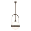 Hubbardton Forge Bronze Opal Glass (Gg) Atlas Pendant