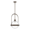 Hubbardton Forge Bronze Clear Glass (Zm) Atlas Pendant