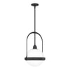 Hubbardton Forge Black Opaline Glass (Wf) Atlas Pendant