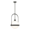 Hubbardton Forge Natural Iron Opal Glass (Gg) Atlas Pendant