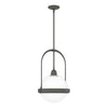 Hubbardton Forge Natural Iron Opaline Glass (Wf) Atlas Pendant