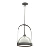 Hubbardton Forge Natural Iron Sterling Atlas Small Pendant