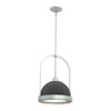 Hubbardton Forge Vintage Platinum Black Atlas Small Pendant