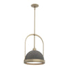 Hubbardton Forge Soft Gold Natural Iron Atlas Small Pendant