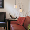 Hubbardton Forge Black Opal Glass (Gg) Exos Small Mini Pendant