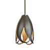 Hubbardton Forge Dark Smoke Pental Mini Pendant