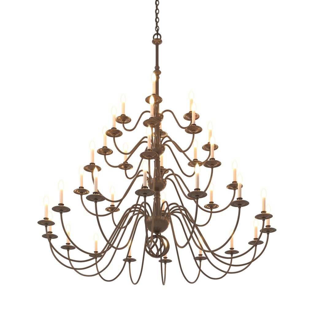 Hubbardton Forge Ball Basket 36 Arm Chandelier