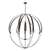 Hubbardton Forge Dark Smoke Double Cirque Large Scale Chandelier