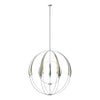 Hubbardton Forge Vintage Platinum Double Cirque Large Scale Chandelier