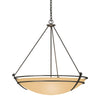 Hubbardton Forge Dark Smoke Sand Glass (Ss) Presidio Tryne Large Scale Pendant