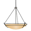 Hubbardton Forge Black Sand Glass (Ss) Presidio Tryne Large Scale Pendant