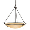 Hubbardton Forge Oil Rubbed Bronze Sand Glass (Ss) Presidio Tryne Large Scale Pendant