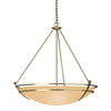 Hubbardton Forge Modern Brass Sand Glass (Ss) Presidio Tryne Large Scale Pendant