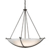 Hubbardton Forge Bronze Opal Glass (Gg) Compass Large Scale Pendant