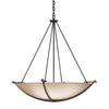 Hubbardton Forge Dark Smoke Sand Glass (Ss) Compass Large Scale Pendant