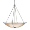 Hubbardton Forge Sterling Sand Glass (Ss) Compass Large Scale Pendant