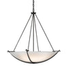 Hubbardton Forge Oil Rubbed Bronze Opal Glass (Gg) Compass Large Scale Pendant