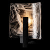 Hubbardton Forge Black White Swirl Glass (Yr) Arc Small 1-Light Bath Sconce