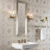 Hubbardton Forge Modern Brass Crystal Gatsby 1-Light Bath Sconce