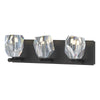 Hubbardton Forge Black Crystal Gatsby 3-Light Bath Sconce